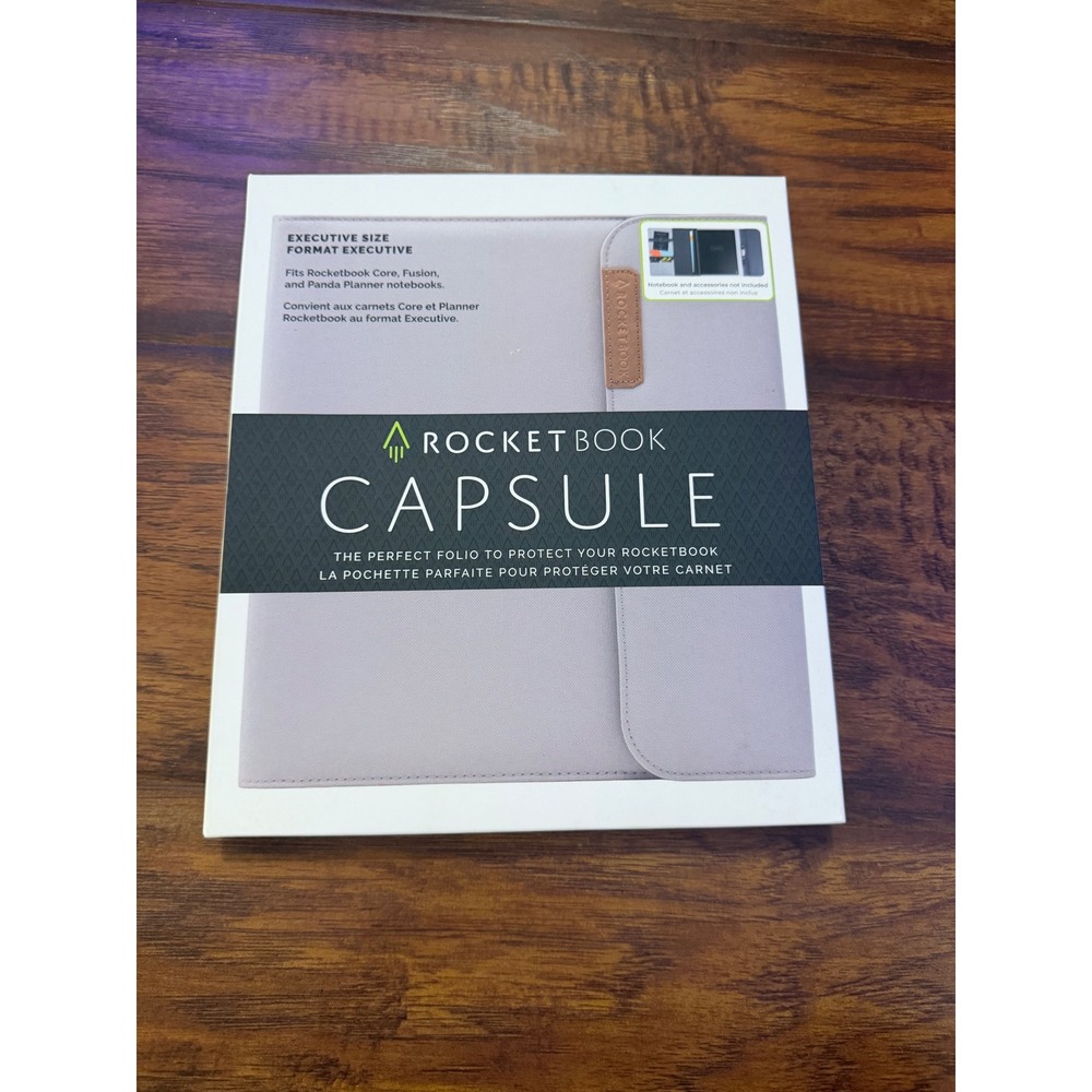 Rocketbook Capsule Executive Folio Gray for Core Fusion Panda Planner New Sealed